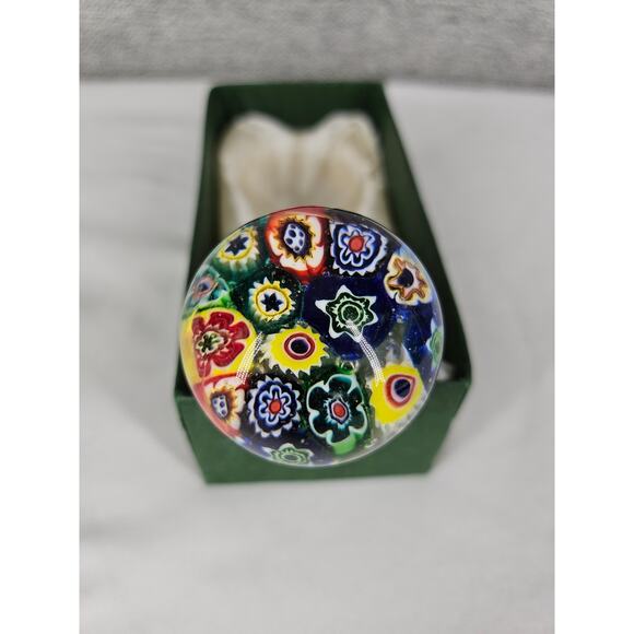 AUTHENTIC MURANO MILLEFIORI GLASS WINE BOTTLE STOPPER – HANDCRAFTED IN ITALY - Picture 7 of 7